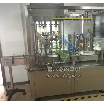 顏料墨水灌裝旋蓋一體機灌裝清洗劑、油墨、染料等試劑