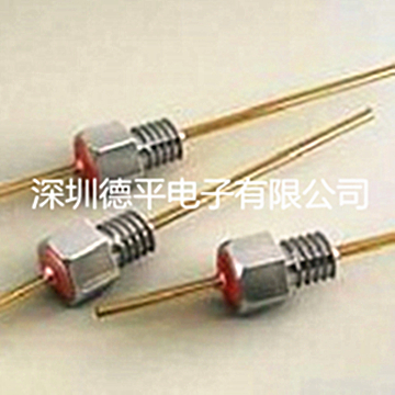 供應4M3螺紋式C型穿心電容，102pF陶瓷饋通濾波器