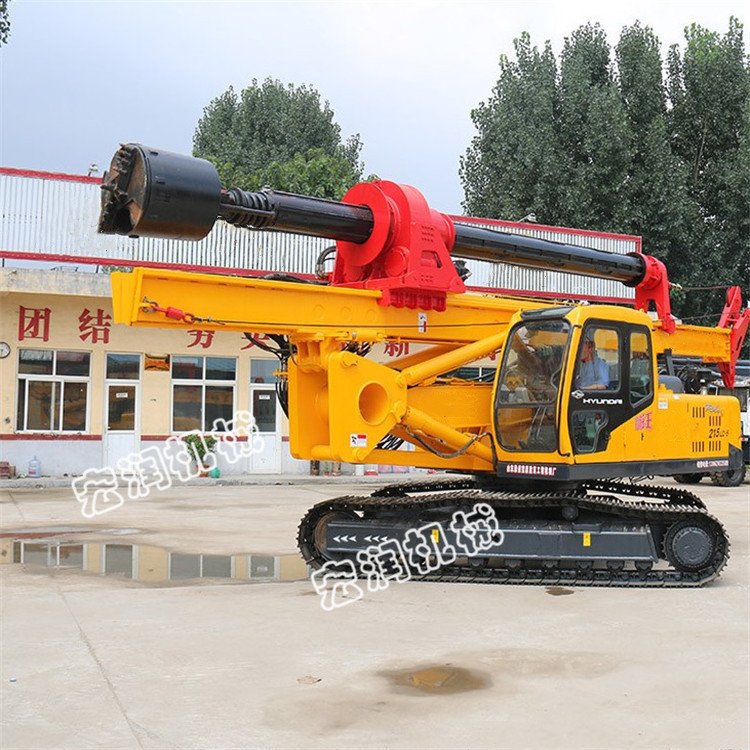 廠家直銷履帶式旋挖鉆機_地基鉆孔打樁大口徑打樁機