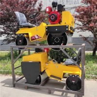 出售壓路機工程地基壓實機座駕式雙鋼壓路機