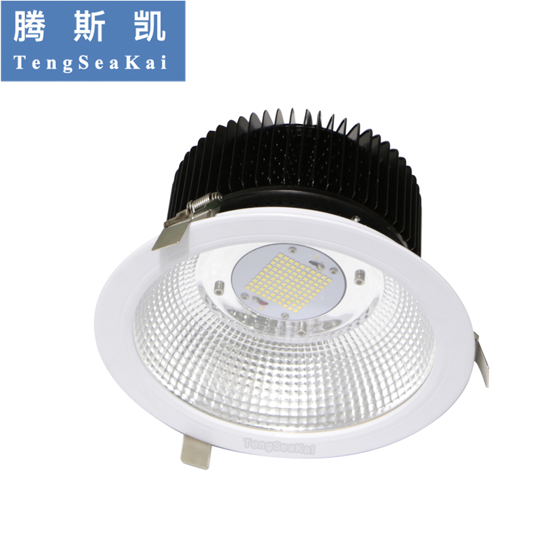 購(gòu)物中心cob筒燈led天花燈嵌入式射燈100WLED筒燈