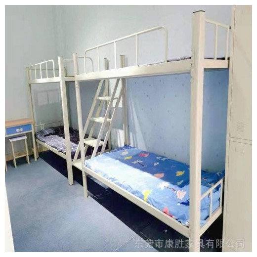 加厚雙層上下鋪床 四人位連體上下鋪 實用性強**固